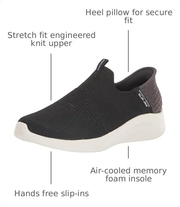 Image of Skechers Women's Hands Free Slip Ins Ultra Flex 3.0 Smooth Step Sneakers