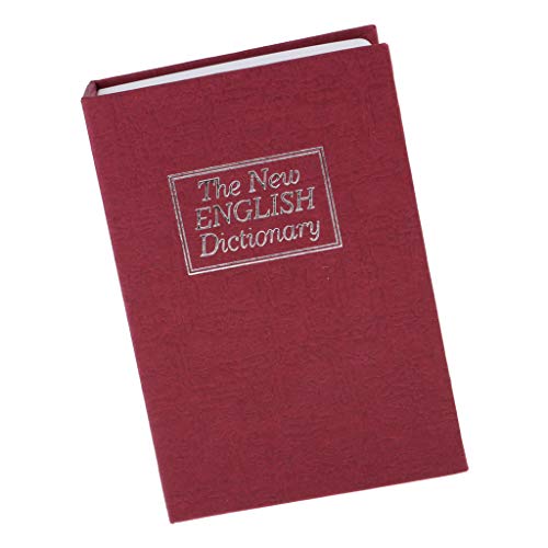 gazechimp Dicionário Oculto Livro Seguro Bloqueio Segredo Segurança Dinheiro Oco Livro Parede Seguro