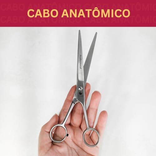 Tesoura Cabelo Fio Laser Inox 6 3/4