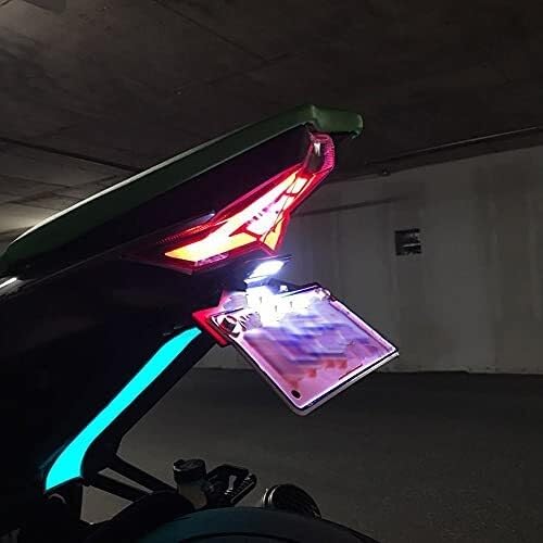 Luz trasera para coche Soporte Para Matrícula, Luz De Universal, Accesorios Para Motocicleta, Lámpara CNC, Placa Impermeable