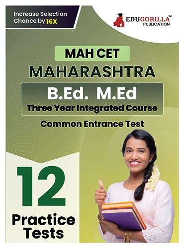 MAH-B.Ed. M.Ed CET Exam Prep Book 2025 | Maharashtra - Common Ent...