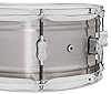 Pacific Drums Concept Series Metal Snare, 14" x 6.5", 1.2mm Natural Satin Brushed Aluminum | A rolled aluminum shell for round tone and dry resonance with a brushed exterior #2