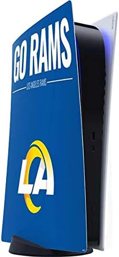 Skinit Decal Gaming Skin Compatible with PS5 Digital Edition Console - Officially Licensed NFL Los Angeles Rams Design