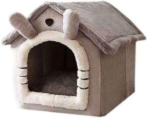 otoye ウサギ用 ペットハウス ドーム型 ペットベッド 犬 猫 冬 洗える ふわふわ あったかい 折りたたみ式 キャットハウス 猫こたつ 寝袋 暖かい 休憩所 遊び場 冬用 巣 取り外し可能 ペット用品 猫グッズ 寒さ対策かわいい