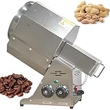 LMgalxion Tostadora Eléctrica De Rodillo Vertical 360° para Castañas Y Nueces – Motor Automático con Temporizador,Aroma Uniforme 1500W