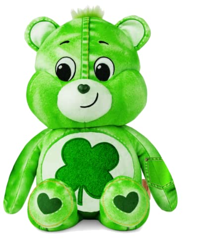 Care Bears 14" Medium Plush, Denim Edition - Good Luck