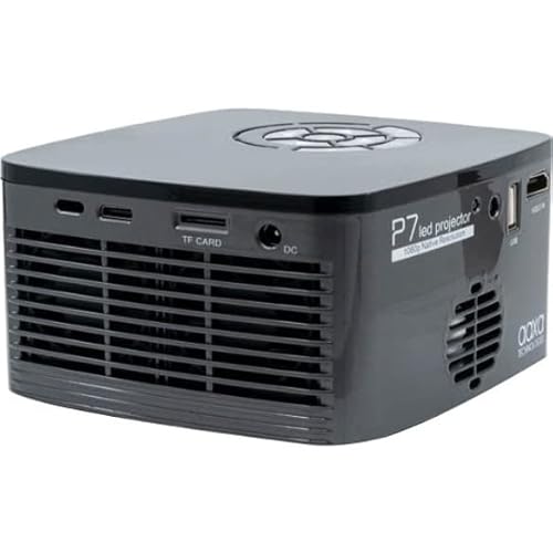 Aaxa P7 Mini Led Projector, 600 Lm, 1920 X 1080 Pixels #TOP1