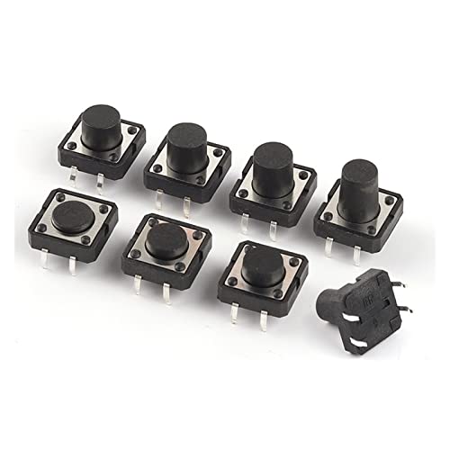 Interruptor de botón táctil de 12x12x10mm para reparar mandos de garaje y domótica doméstica