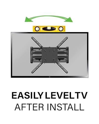 Image of Made for Amazon Universal Full-Motion TV Wall Mount for 50-82 inch TVs and Compatible with Amazon Fire TVs