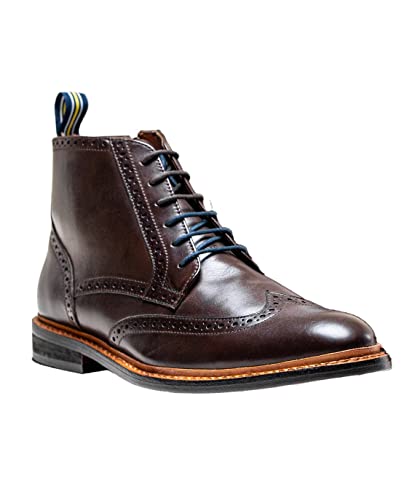 Bottes à lacets cuir véritable homme Sirri Ashmoor pour affirmer votre caractère