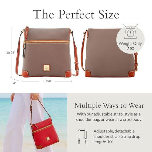 Image of Dooney & Bourke Womens Crossbody, Large Leather Handbag with Shoulder Strap