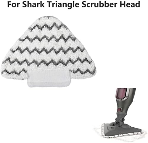 Bluwhale Washable Steam Mop Replacement Triangle Pads for Shark Lift-Away/Genius Hard Floor Steam Pocket Mop S3973D S3973 S5003D S6002 (2 Pack)