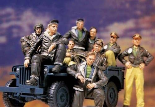 Évitez les décors vides grâce au kit résine de 10 pilotes américains Memphis Belle 1/35