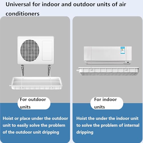 Kondensatwanne mit Schlauch für zentrale und mobile Klimaanlagen, Fensterklimaanlagen, Split- Klimaanlagen und Wärmepumpen- geeignet für Split- und mobile Klimaanlagen (1- 5P, 300 cm Schlauch-3