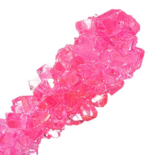 Assorted Rock Candy Crystal Sticks - 10 Indiv. Wrapped - Assorted Colors