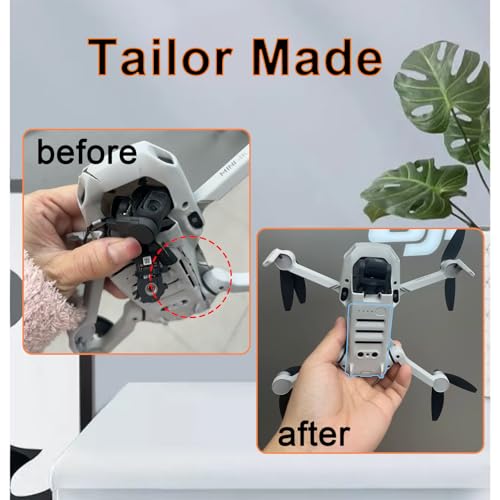Coque de rechange DJI Mini 4K cadre inférieur rigide en ABS léger