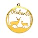 Pack de 4 bolas de Navidad personalizadas para árbol. Adornos navideños originales.