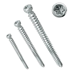 PARCO Fensterrahmenschrauben 7,5 x 42 mm 100 Stück