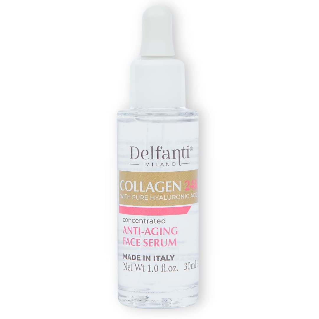 Delfanti Milano • COLLAGEN 24K with pure HYALURONIC Acid • Concentrated Anti-Aging Face Serum • Made in Italy - Image 3