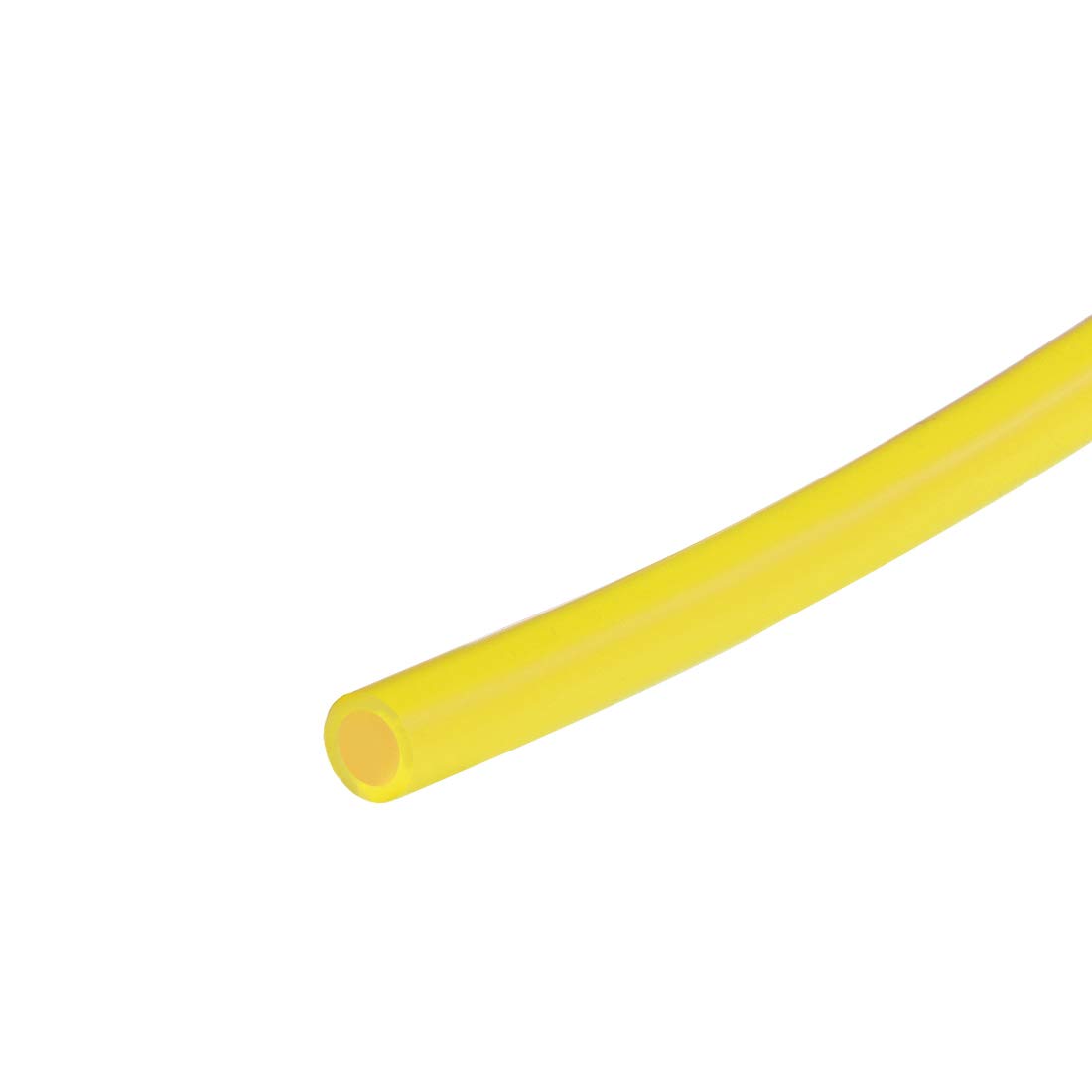 Tuyau en silicone flexible jaune pour pompe d'aquarium et petits bassins