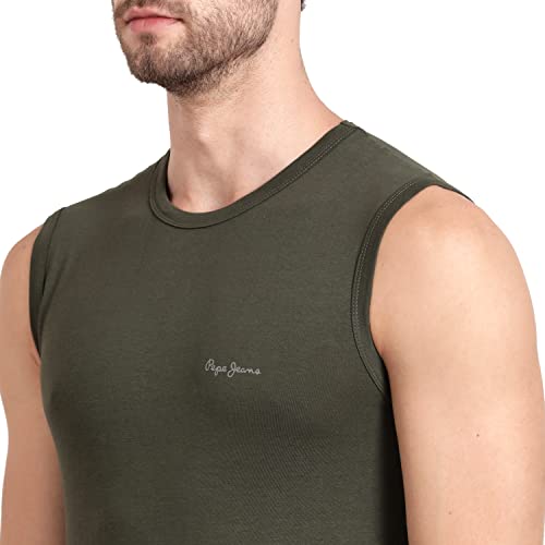 Image of Pepe Jeans Men's Cotton Regular Fit Vest