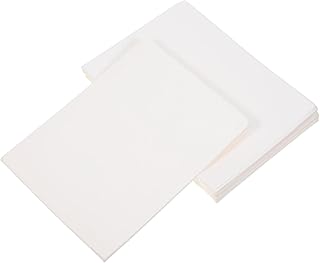 STOBAZA 10 piezas Papel Deshidratado para Fabricación Artesanal Láminas de Pulpa Moldeable Material Ecológico para Manualidades DIY Blanco
