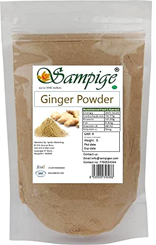 Sampige Pure Dry Ginger Powder|Pure Ginger Powder|Sunthi Powder|Sukku Powder|Sonti Powder|Aromatic Ginger Root| 500 Grams (B099F79R4J) Amazon Price History, Amazon Price Tracker