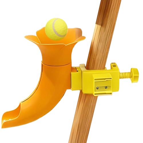 Krmoau Lance-Balles pour Chien, Jouet Interactif Automatique Ajustable pour Animal De Compagnie, Lanceur de Balle de Tennis pour Animal de Compagnie, pour Appartement Jardin Parc Et Pelouse