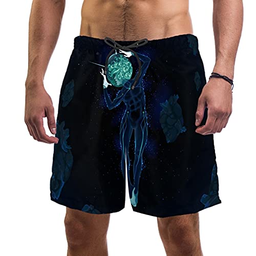 Short de bain pour homme avec doublure maille respirante taille S