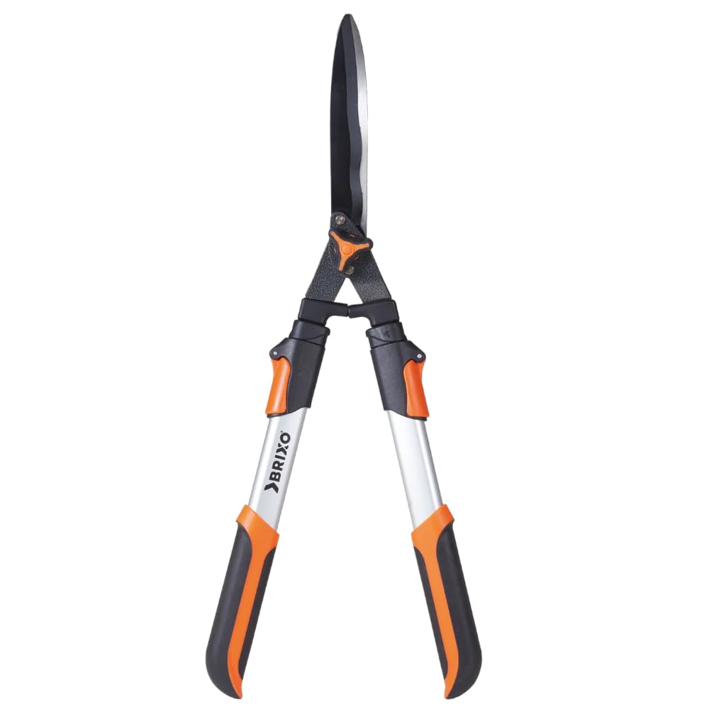 BRIXO Tijeras Telescópica para Coníferas 67 – 83 cm, Asas Extensibles de Aluminio iaiadistribuzione