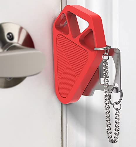 Portable Door Lock Travel Door Locks for Hotel Rooms Apartment Locks Home Security Defender Door Lock Latch Extra Door Locker from Inside Safety Door Locks for Travelers Portable Lock for Door by WINONLY - Used condition - US$12.02