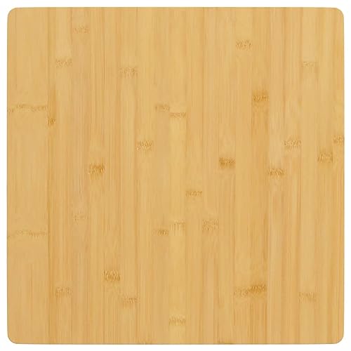 Homgoday Bamboo Table Top 40 x 40 x 1.5 cm, Table Surface Restaurant Dining Room Living Room Office Furniture Countertop Table Top Surface