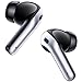 AI Translation Earbuds Real Time 164 Languages Translator Ear Buds Audifonos Traductores Inglés Español 70H Playtime Wireless Earphones AI Bluetooth Headphones for Travel Meeting Learning Black