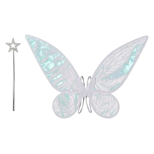 Fairy Wings – Sparkling Butterfly Princess Wings for Kids & Adults, Costume...