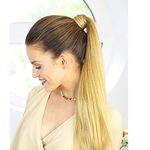 Clip in hair extensions one piece 25 inch #carnation