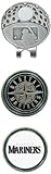 Team Golf MLB Seattle Mariners Golf Cap Clip with 2 Removable Double-Sided Enamel Magnetic Ball...