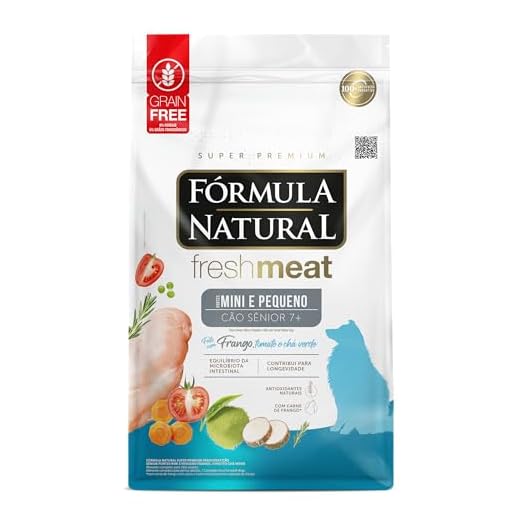 Ração Fórmula Natural FreshMeat para Cães Sênior de Pequeno Porte Sabor Frango 7kg