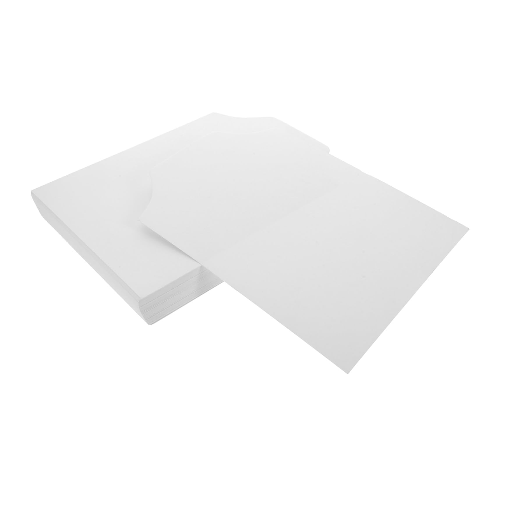 100 Stück Hemden Kartoneinlagen aus Doppelseitiger Weißer Pappe Faltform für T-shirts und Hemden Antifalten Design 22 X 30cm Kleidung Falten und Organisieren