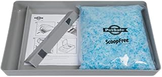 PetSafe ScoopFree Reusable Cat Litter Tray with 2 kg of Premium Blue Non Clumping Crystal Litter - Compatible with All ScoopFree Automatic Self Cleaning Litter Boxes