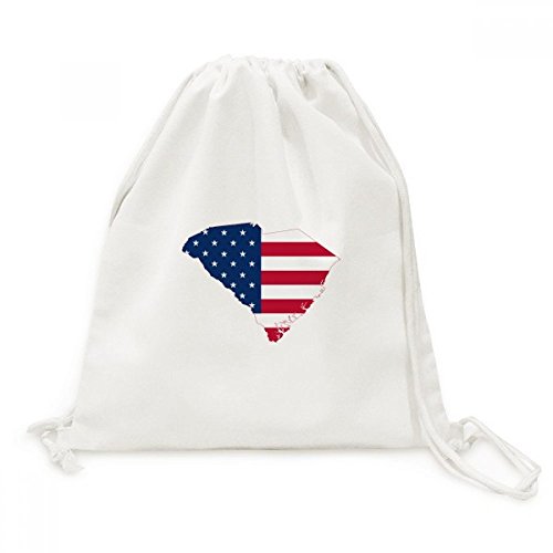 Sac à dos cordon toile Caroline sac de voyage et sport à motifs USA
