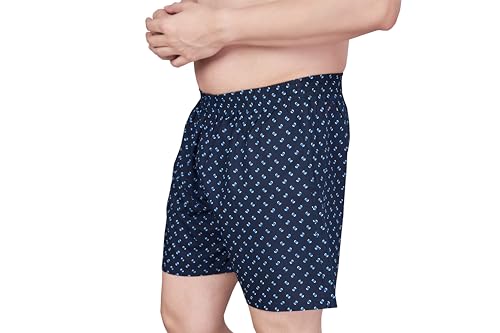 Image of Nermosa Pure Cotton Comfortable & Breathable Printed Regular Shorts /Boxer for Men, Pack of 3