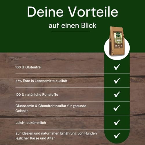 WESTHO Trockenfutter Pure Paket 4X 500g | Ente, Huhn, Lamm & Rind | Praktisches Probierset aus verschiedenen Sorten | Trockenfutter für alle Rassen und Alter (4er Set)