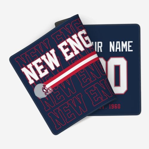 Image of ANTKING New England Mouse Pad Custom Name and Number Desk Pad for Men Women Youth Gifts