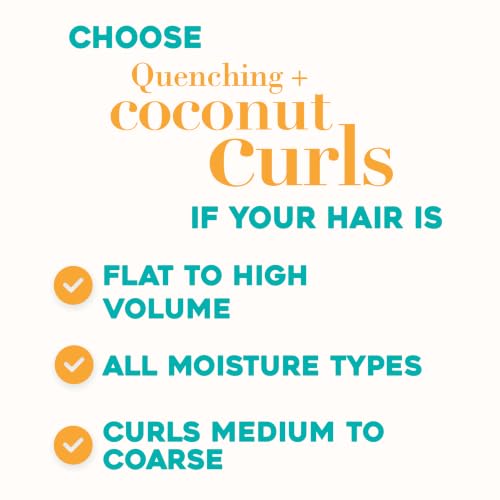 OGX Quenching + Coconut Curls Shampoo, 25.4 fl oz - image 2