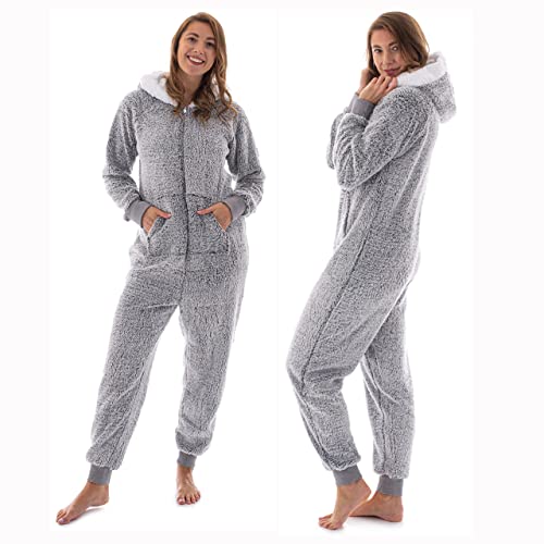 The Big Softy - Adult Onesie Pajamas for Women, Teddy Fleece Womens Onesie Pajamas, Fuzzy Pajama Onesies for Women, Teens PJs3