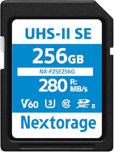 {[J[ UHS-II V60 256GB SDXC SDJ[h őǏox280MB/s ő发ݑx170MB/s 4K^ NX-F2SE256G lNXg[W J[h
