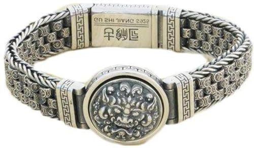 Bracelet courageux Pixi argent thaïlandais pour homme de caractère