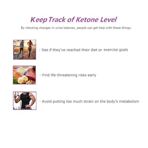 100 Urine Ketone Test Strips with 100 Urine Cups, Fast 40-Second Results, 3-Step Testing Keto Pee Sticks, Daily Ketone Checking Strips - Image 6