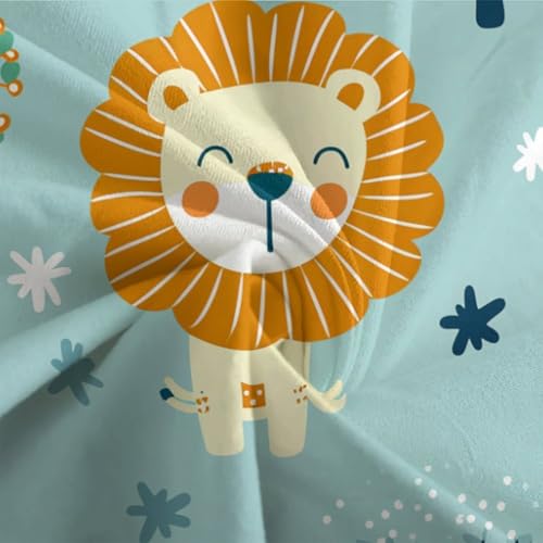 Housse de couette haute qualité Super King 260x220 parure lit chic Le Lion Douce