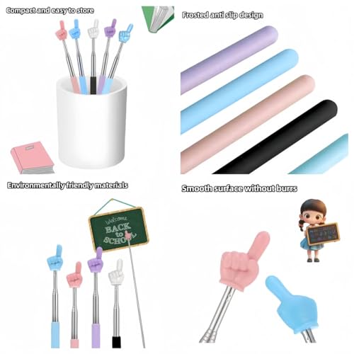 DOLANFYE Caneta de leitura de dedo infantil com ponta de leitura, estudante de jardim de infância, p
